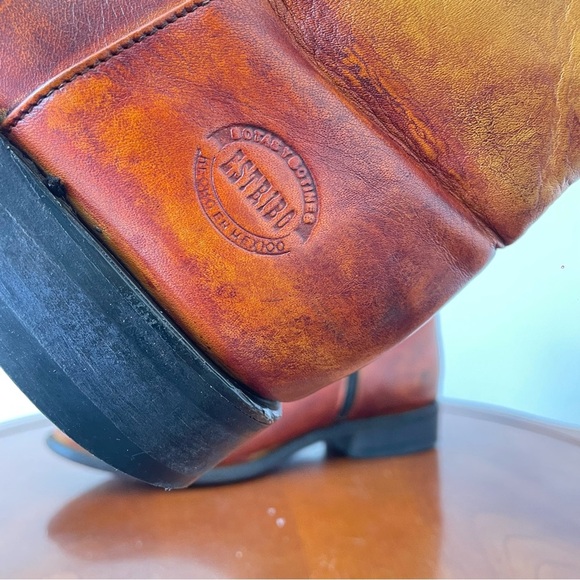 Estribo Men’s Bovine Leather Cowboy Moto Riding Boot | US 7.5 - Picture 5 of 10